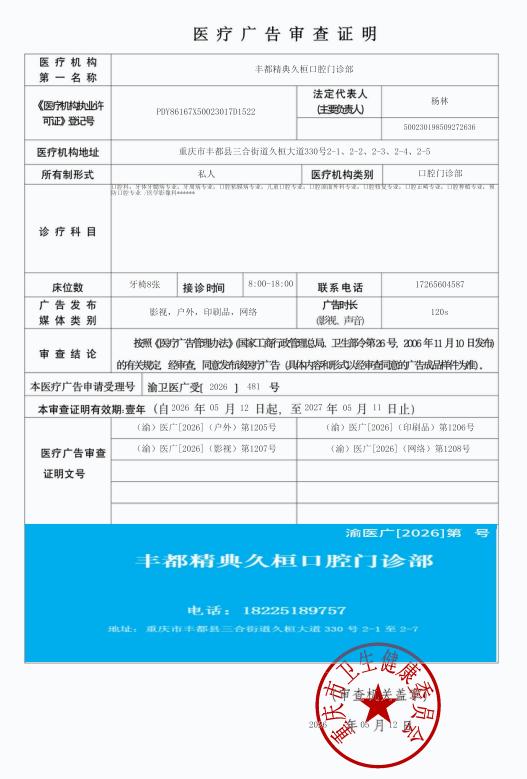 医疔广告审査证明